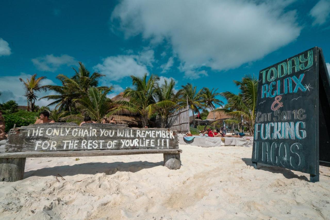Cabanas La Eufemia Tulum Exteriör bild